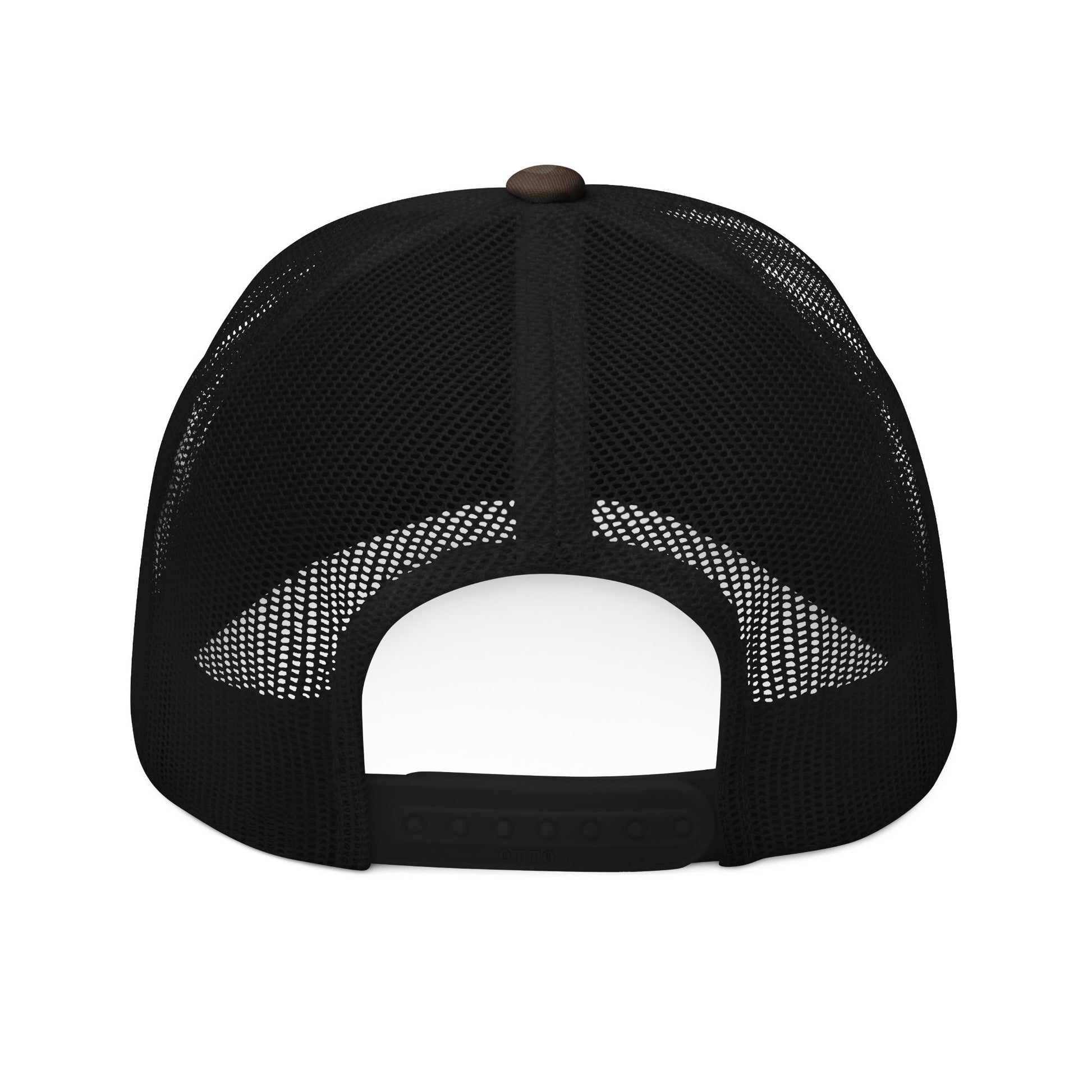 HENZERCHI Camo Trucker "We Standout" Cap-WHITE