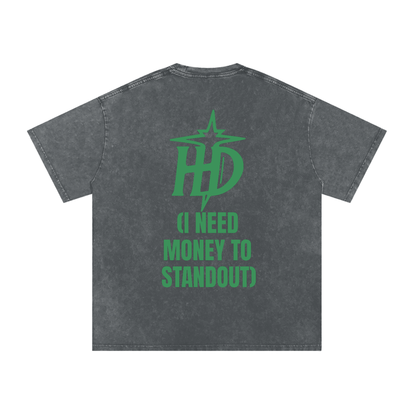 HENZERCHI "Money Laundering" Graphic Oversize Tee
