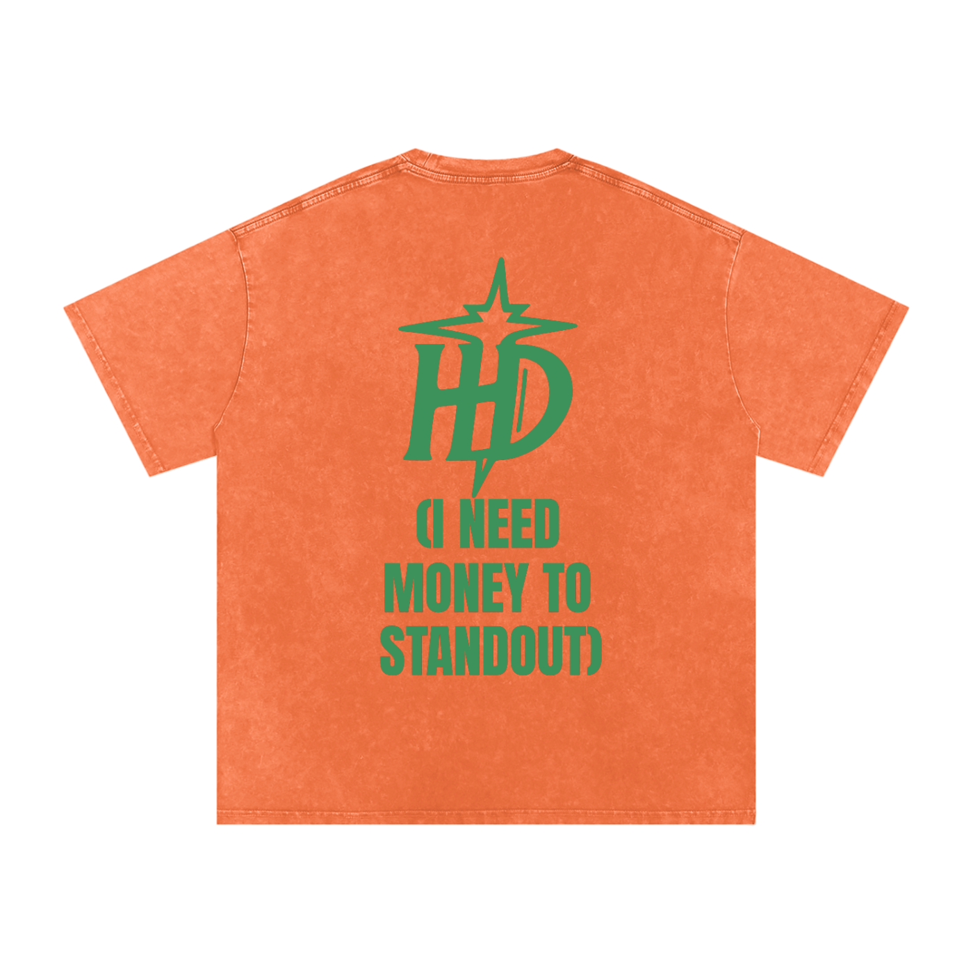 HENZERCHI "Money Laundering" Graphic Oversize Tee