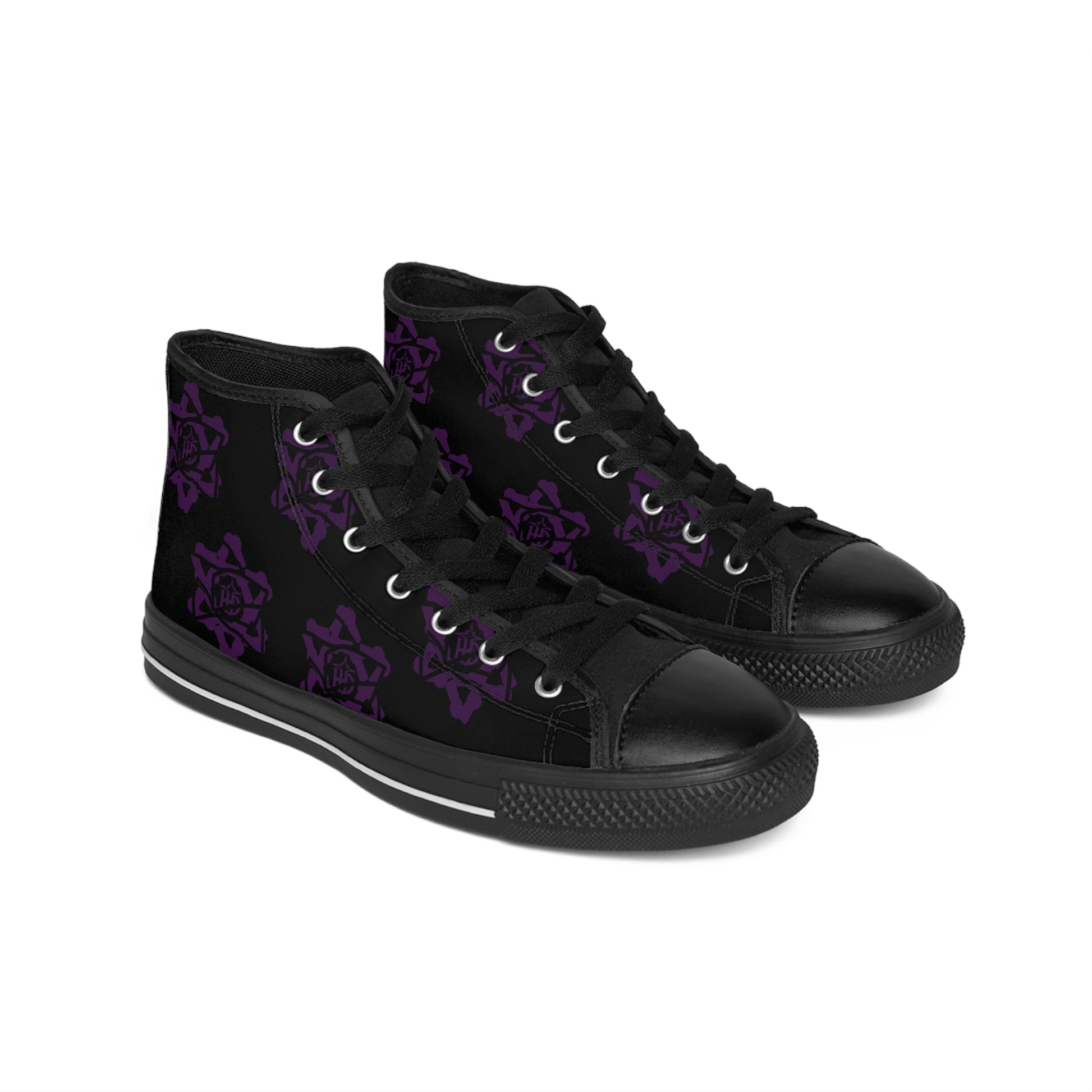 HENZERCHI "Guiding Star" High Top Canvas Sneaker