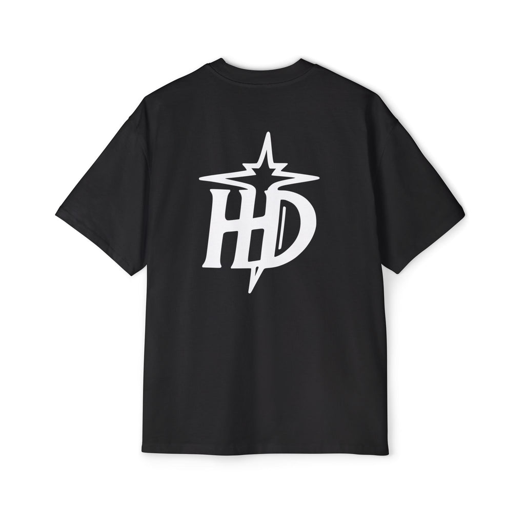 HENZERCHI "Flames Brand Name" Oversize Tee