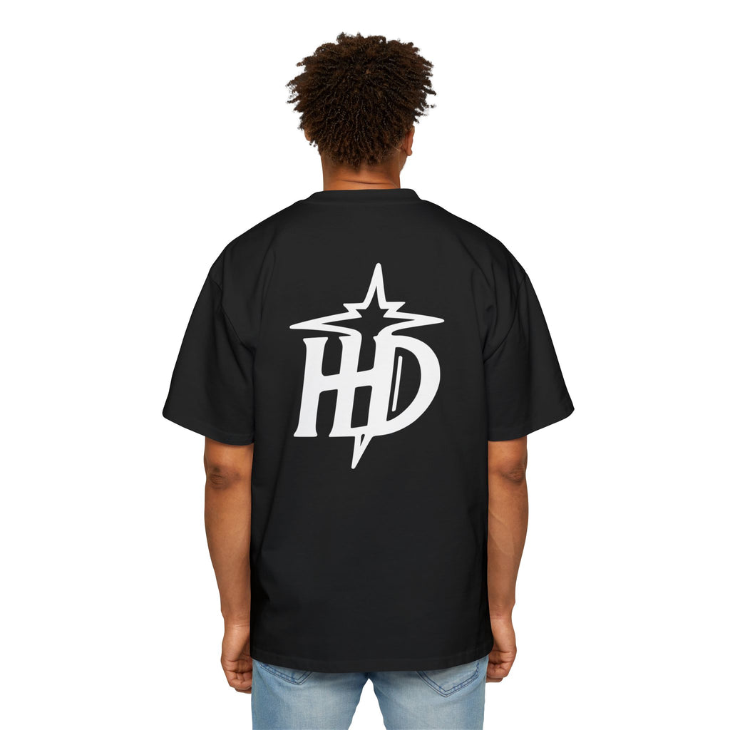 HENZERCHI "Flames Brand Name" Oversize Tee