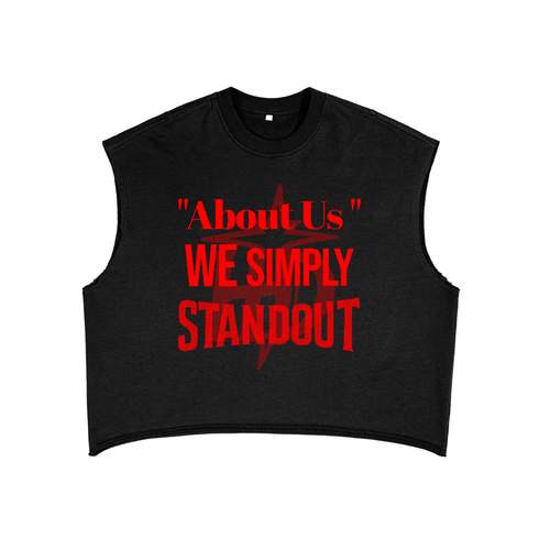 HENZERCHI "About US" Oversize Boxy Tank Top
